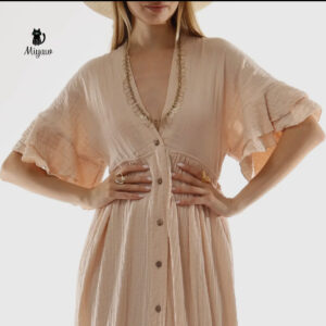 100% cotton chic dress