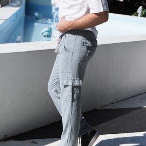 100% Cotton St. Vincent Pants (Fossil Grey Peruvian Pima Cotton)