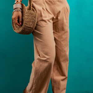 100% Cotton Clay Smocked Pants
