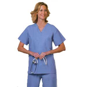 100% Cotton  Reversible Scrub Tops - FS
