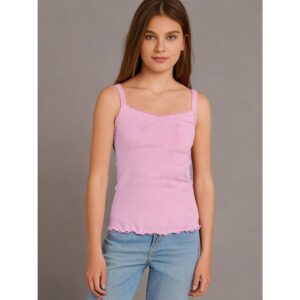 100% Cotton Pastel Camisole (4-PACK/4-Colors)